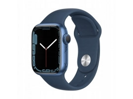 Apple Watch Series 7 GPS 41mm Blue Aluminium Case Sport Abyss Blue