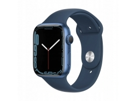 Apple Watch Series 7 GPS 45mm Blue Aluminium Case Sport Abyss Blue