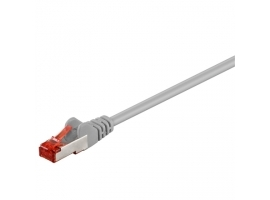 Goobay 50886 CAT 6 patch cable S FTP (PiMF)  grey  1 m