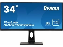 IIYAMA Monitor 34 cali XUB3493WQSU-B1 IPS UWQHD DP USB 2xHDMI 