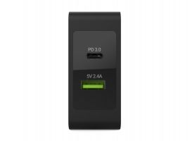 Green Cell CHAR10 USB-C 45W PD + USB QC 3.0