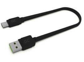 Green Cell Kabel GCmatte USB - USB-C 25 cm  płaski