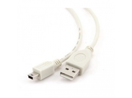 Gembird AM-BM5P USB-A to Mini-USB-B  1.8 m Biały