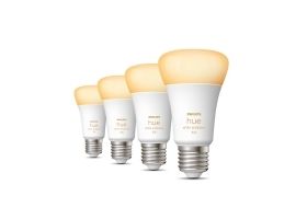 Philips Hue E27 Viererpack 4x570lm 60W  LED-Lampe
