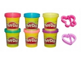 Hasbro Play-Doh Ciastolina Brokatowa Zestaw 6 tub 