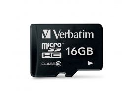 Verbatim microSDHC          16GB Class 10 UHS-I