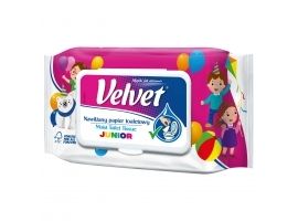 Velvet Junior Nawilżany Papier Toaletowy 42 szt