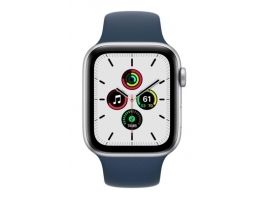 Apple Watch SE (2021) GPS 44mm Silver Aluminium Sport Abyss Blue 