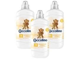 ZESTAW 3x Coccolino Sensitive Almond & Cashmere Balm Płyn do Płukania 1450ml(58P)