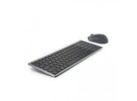 Dell Keyboard and Mouse KM7120W Keyboard and Mouse Set Wireless RU Titan Gray