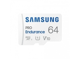 Samsung PRO Endurance MB-MJ64KA EU 64 GB  MicroSD Memory Card  Flash memory class U1  V10  Class 10  SD adapter