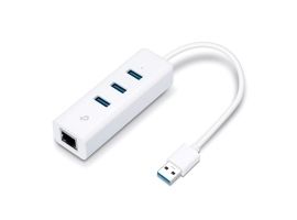 USB TP-LINK UE330 - USB 3.0 to Gigabit Ethernet Network Adapter with 3-Port USB 3.0 Hub