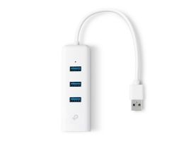 USB TP-LINK UE330 - USB 3.0 to Gigabit Ethernet Network Adapter with 3-Port USB 3.0 Hub