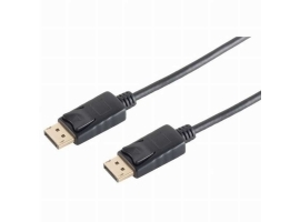 DisplayPort (ST-ST) 1m 4K 60Hz 1.2 vergoldet Black