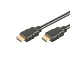 HDMI (ST-ST) 1m 3D Ethernet 4K vergoldet Black