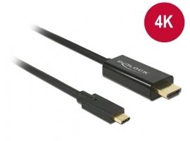 KAB USB-C > HDMI (ST-ST) 2m 4K 30Hz DeLOCK Black