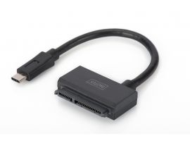 KAB Adapter USB-C > SATA 22 Pin (SATA III + Power) Digitus Black