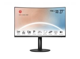 LCD Monitor MSI Modern MD271CP 27" Business Curved 1920x1080 16:9 75Hz Black