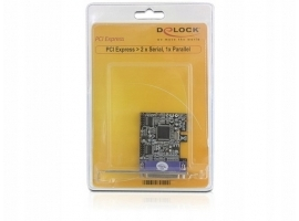 seriell PCIe 2x + 1x parallel DeLock