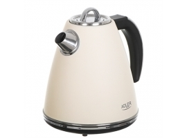 Adler Kettle AD 1343c Electric  2200 W  1.5 L  Stainless steel  360° rotational base  Creme