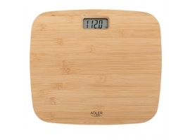 Adler Bathroom Bamboo Scale AD 8173	 Maximum weight (capacity) 150 kg  Accuracy 100 g