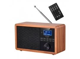 Adler Radio DAB+ Bluetooth AD 1184	 Display LCD  Black Brown  Alarm function