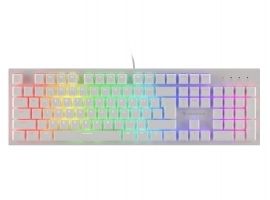 Genesis THOR 303 Gaming keyboard  RGB LED light  US  White  Wired  Brown Switch