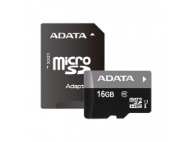 ADATA Memory card AUSDH16GUICL10-PA1 16 GB   MicroSDHC  Flash memory class UHS-I Class 10  Adapter