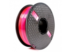 Flashforge Filament  PLA Silk Rainbow 3DP-PLA-SK-01-RP	 1.75 mm diameter  1kg spool  Red Purple