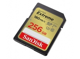 256GB SanDisk Extreme SDHC 180MB s