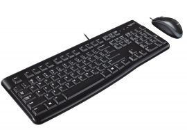 Logitech Desktop MK120 Tastatur og mus-sæt Kabling International NSEA