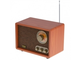 Adler Retro Radio 	AD 1171 10 W  Brown  Bluetooth