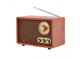 Adler Retro Radio 	AD 1171 10 W  Brown  Bluetooth