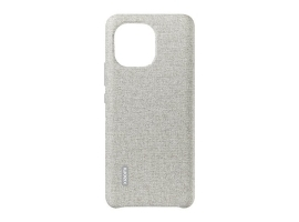 Xiaomi Mi 11 Cloth Pattern Vegan Leather Case - Grey EU