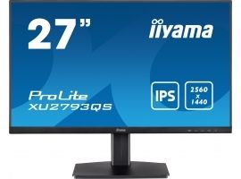 27'' 68 5cm (2560x1440) iiyama ProLite XU2793QS-B1 16:9 1ms IPS 2xHDMI DisplayPort VESA Speaker WQHD Black
