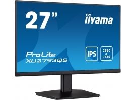 27'' 68 5cm (2560x1440) iiyama ProLite XU2793QS-B1 16:9 1ms IPS 2xHDMI DisplayPort VESA Speaker WQHD Black