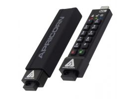 Apricorn USB-Stick Aegis Secure Key 3NX - USB 3.0 - 8 GB - Schwarz