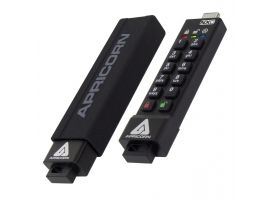 Apricorn USB-Stick Aegis Secure Key 3NXC - USB 3.1 Gen 1 - 64 GB - Schwarz