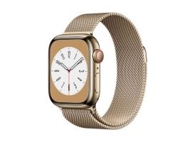 Apple Watch Series 8 GPS + Cellular 41mm Milanese Gold