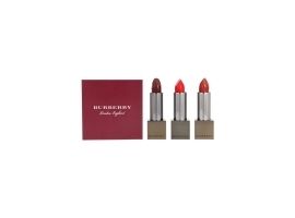 Set Burberry Kisses Lipstick 3x3 3g: Oxblood 97 + Military Red 109 + Russet 93