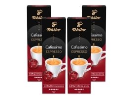 ZESTAW 4x Tchibo Cafissimo Espresso Intense Aroma Kawa Palona Kapsułki 10 szt