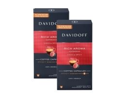 ZESTAW 2x Davidoff Rich Aroma Espresso Coffee Capsules 10 szt
