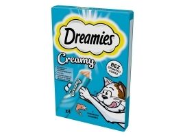 Dreamies Creamy z Wybornym Łososiem 4x10g