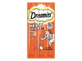Dreamies Meaty Sticks Przysmak z Kurczakiem 30g