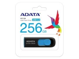 MEMORY DRIVE FLASH USB3 256GB BLK BLUE AUV128-256G-RBE ADATA