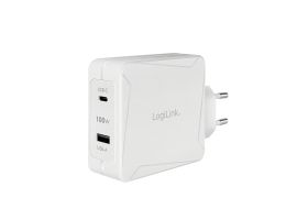 

Ładowarka LogiLink 2-Port USB-A/USB-C 100W Biała