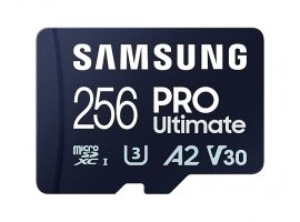 Samsung PRO Ultimate + Card Reader 256GB microSDXC U3 V30 A2	