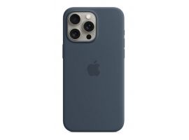 Apple iPhone 15 Pro Max Etui Silikonowe z MagSafe Storm Blue