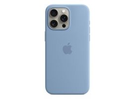 

Etui Silikonowe Apple iPhone 15 Pro Max z MagSafe - Niebieski Zimowy