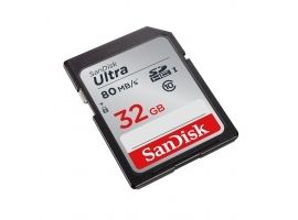 

Karta pamięci Sandisk SDHC Ultra C10 UHS-I 32GB 80MB/s